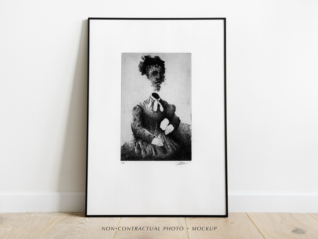 Fine art etching / Not framed / Portrait XIX