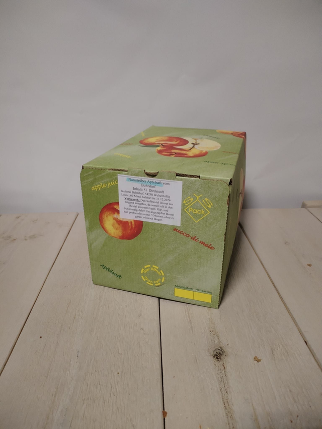 Bohrshof Naturtrüber Apfelsaft Bag-In-Box 5l