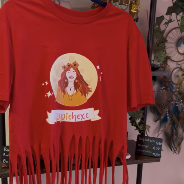 Hippiehexe Fransenshirt