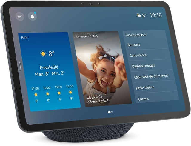 Amazon Echo Show 11 (nouvelle génération) : écran Full HD 11" aux couleurs éclatantes avec affichage plus grand, son spatial et Alexa