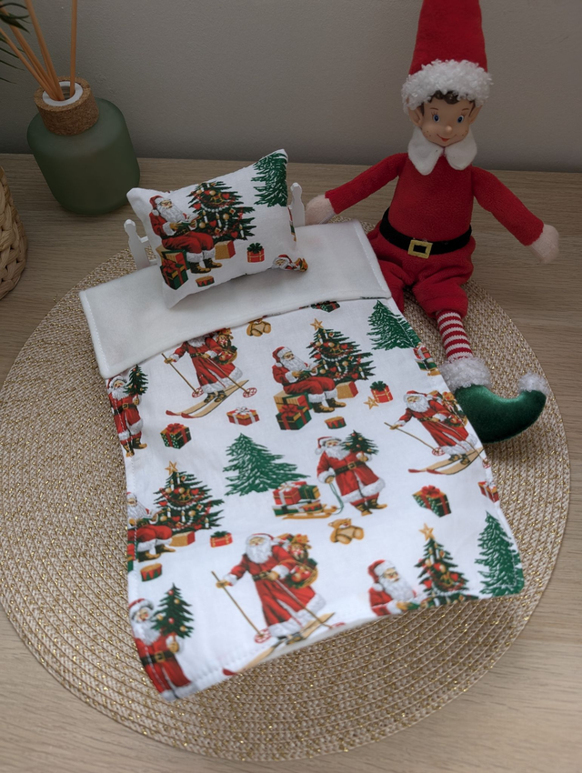 Parure de lit pour lutin farceur "père Noël classique"