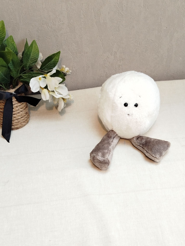 Décoration boule de neige en tissu kawaii 
