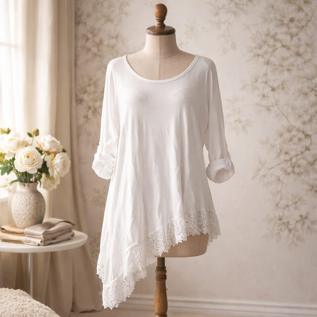 Spitzen-Shirt (Gr.42-48/50)