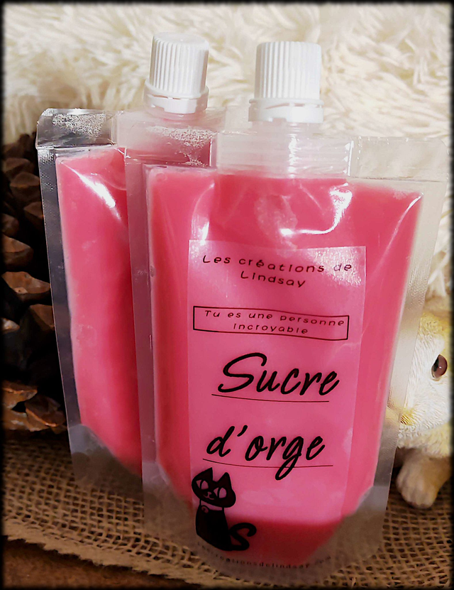 Fondant parfumé compressible Sucre d&#039;orge - Squeezable wax  