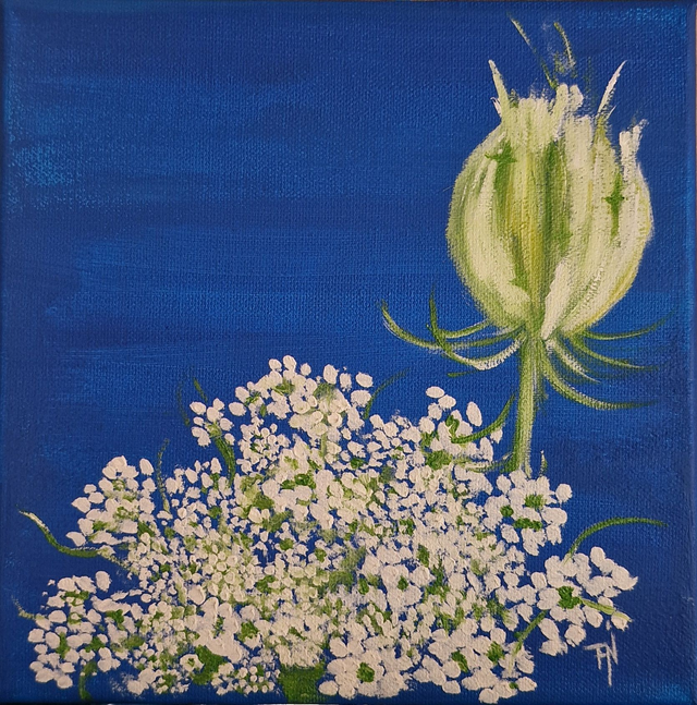 Huile sur toile | CAROTTE SAUVAGE