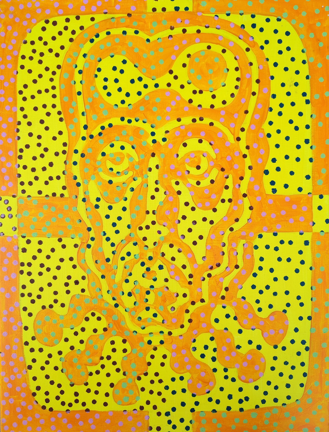 Jezus, 66x50 akryl płótno 2020