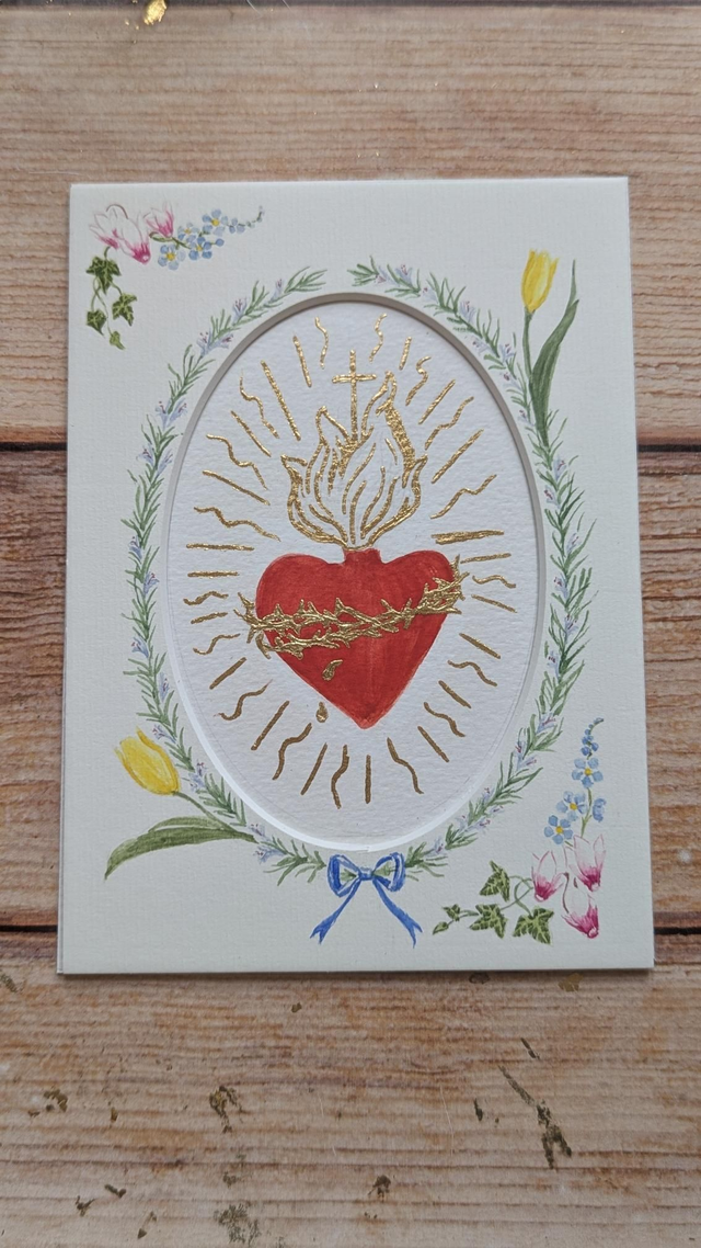 Cœur-Sacré et passe partout peint