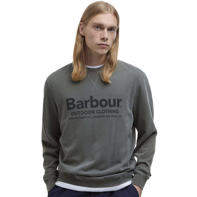 Barbour Larkhill Crew Neck Sweatshirt Light-Sage