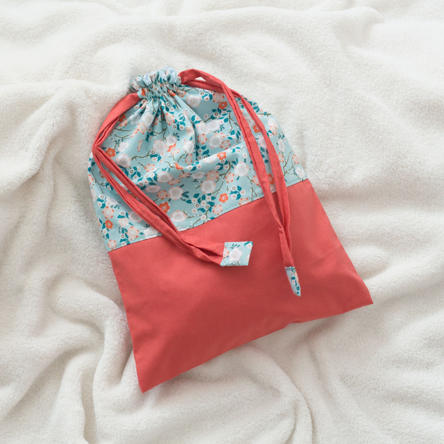 Pochon Bicolore Corail / Sakura