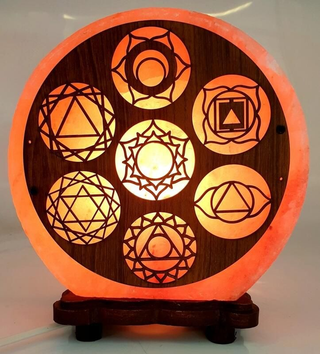 Lampe de Sel "7 Chakras"