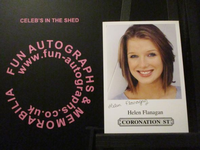 Helen Flanagan (Rosie Webster) Original Coronation Street Pre-Print Cast Card