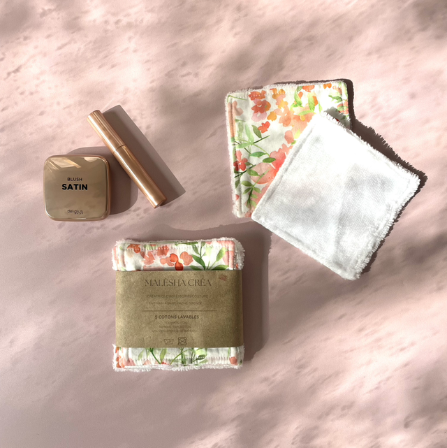 Lot de 6 cotons lavables