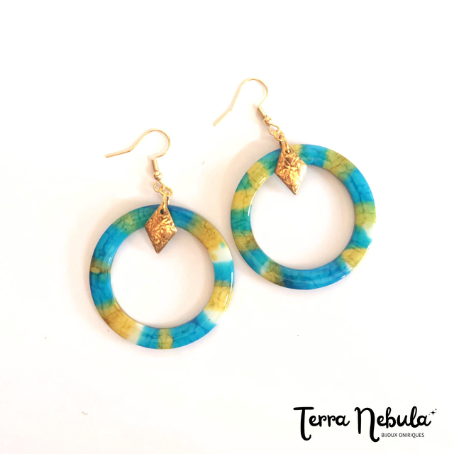 Grandes boucles d&#039;oreilles Brillante | BO217A