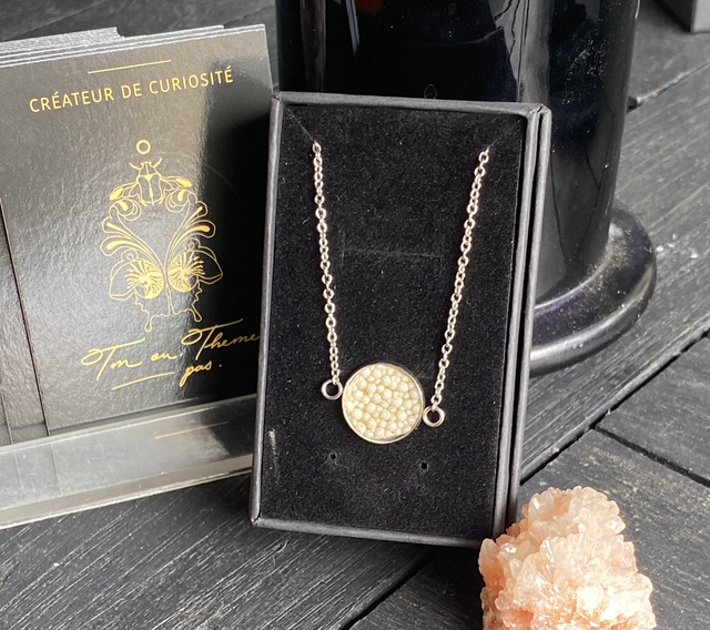 Bracelet et son cuir de galuchat blanc