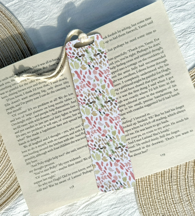Spring Feeling Confetti Book Mark