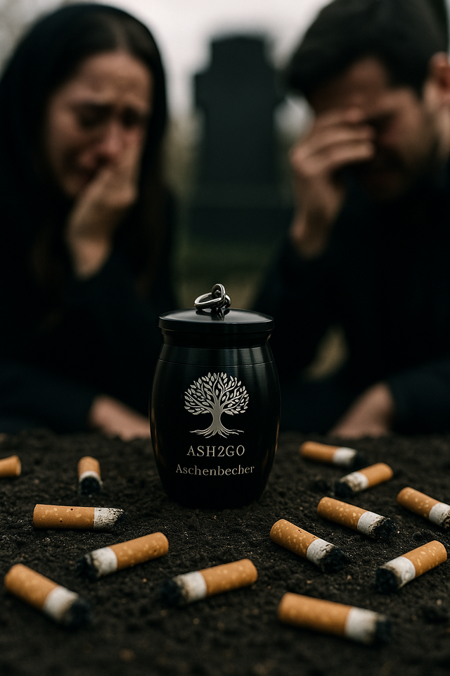Mini-Urne ASH2GO - Aschenbecher
