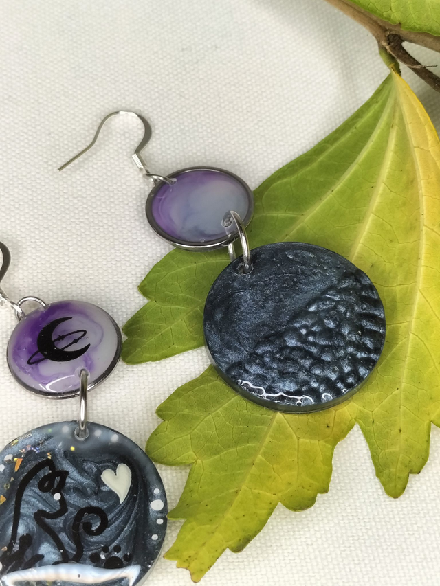 Boucles "un chat dans la nuit"