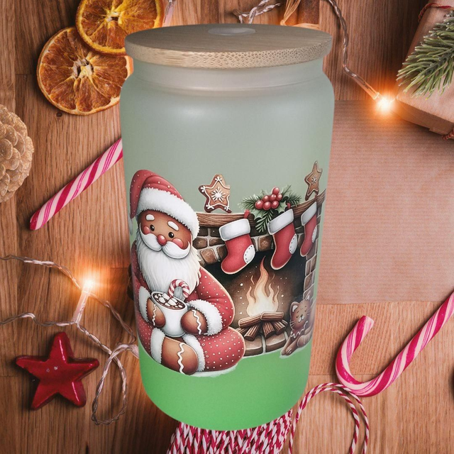 Verre à paille noël 