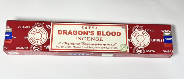 Satya Incense Sticks - Dragon&#039;s Blood