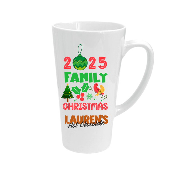 Latte Mugs - Family Christmas