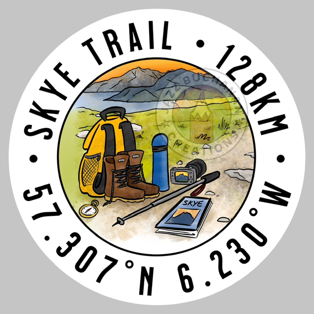 Skye trail sticker