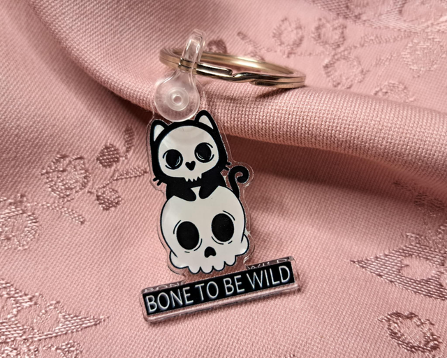 Schlüsselanhänger "Bone to be wild"