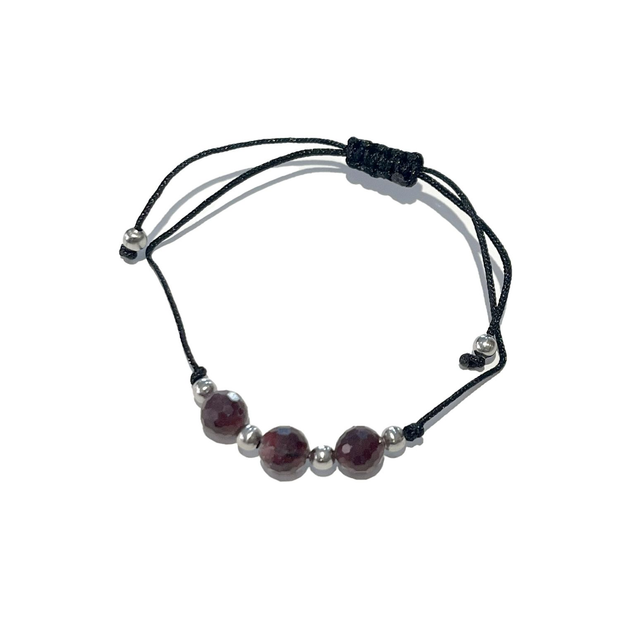 Bransoletka z kamieniami naturalnymi- 3 kamienie