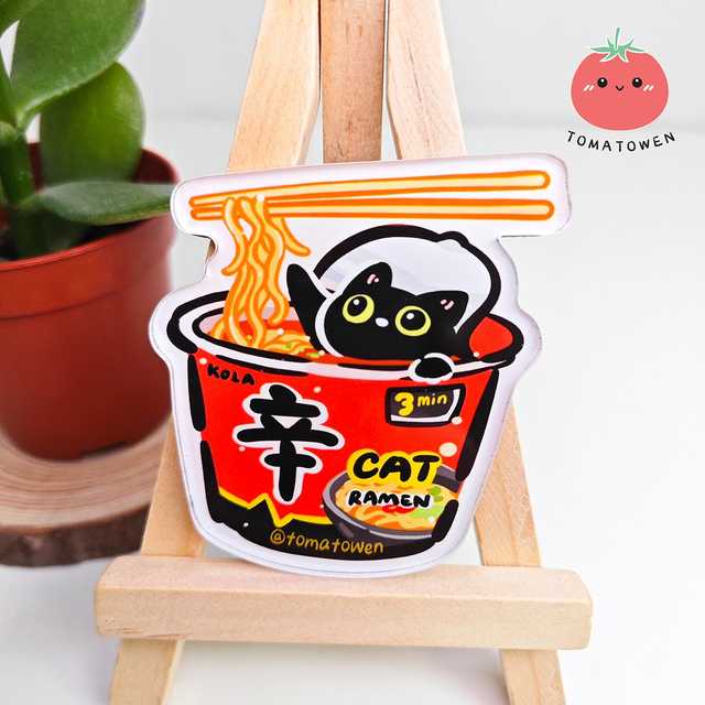 Fridge magnet: Shin Ramen cup noodles Kola