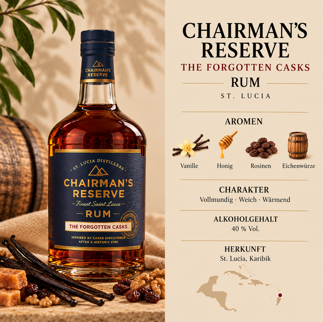 Chairman's Reserve The Forgotten Casks Rum