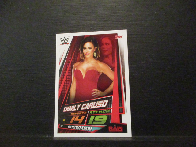 Charly Caruso - Raw Slam Attax Universe Original Trading Card #13