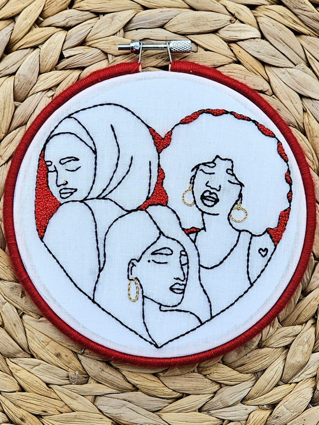 Cercle brodé - Girl Gang