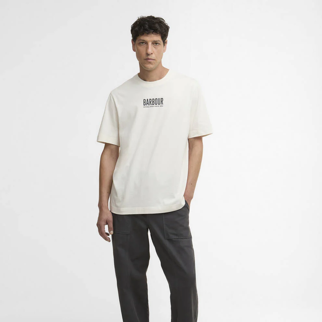 Barbour Morden Relaxed Graphic T-Shirt Neutral