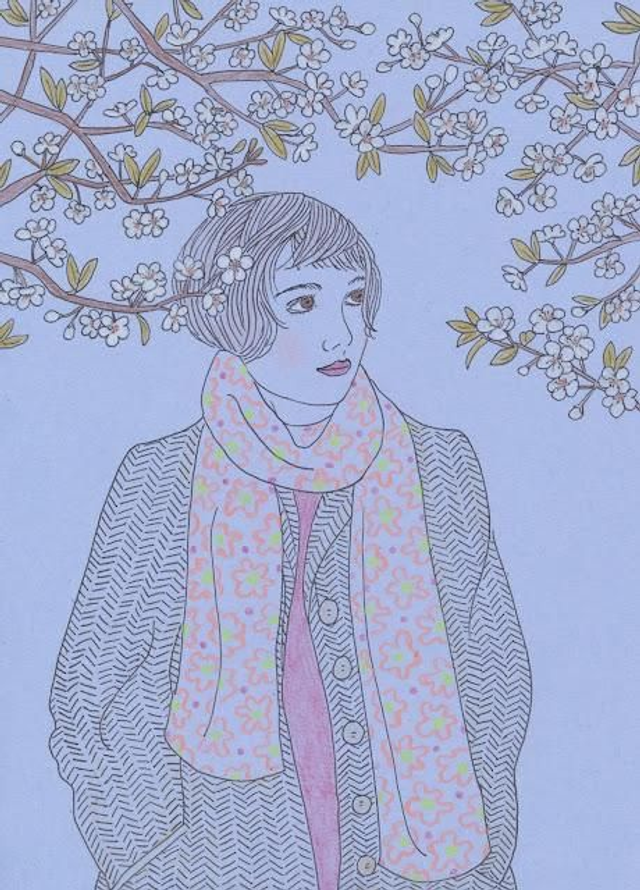 Tekening "Vroege lente"