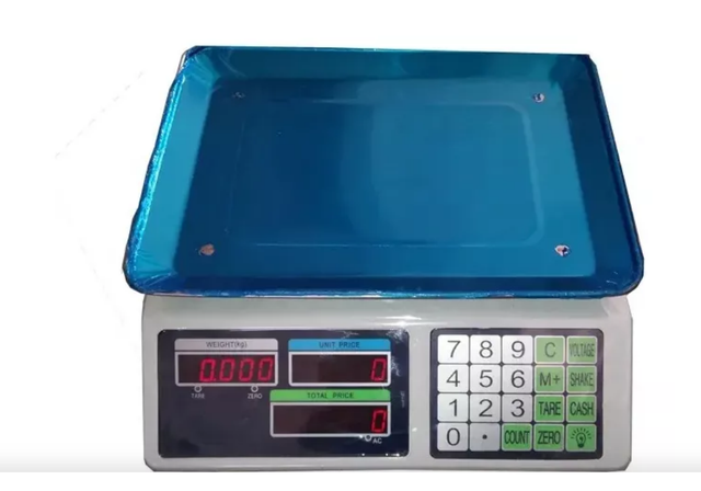 Pesa Balanza Bascula Digital 40 Kg Acero Inoxidable