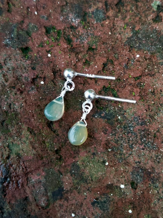 Ethiopian Opal Earrings - Grade C