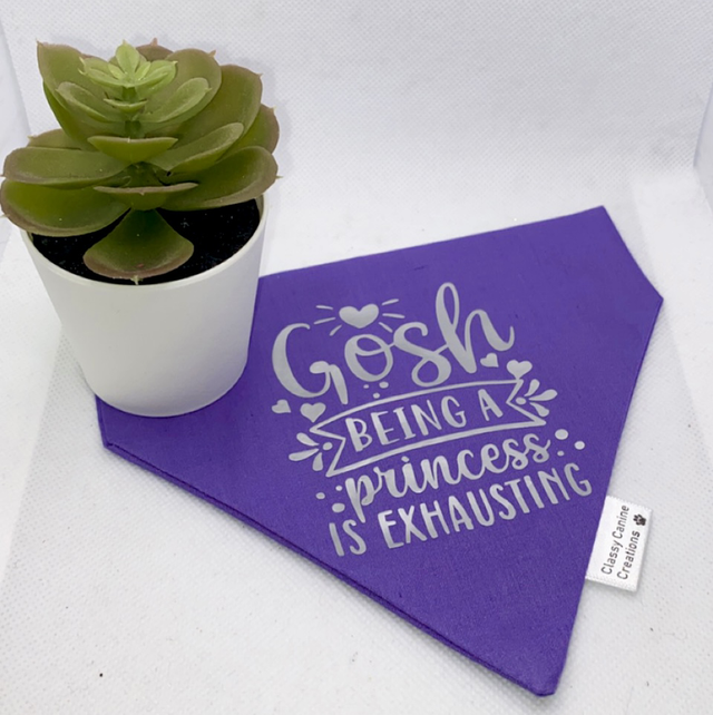 Gosh being a princess is exhausting bandana  