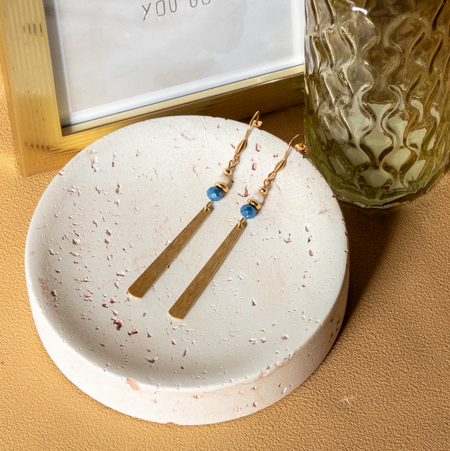 Boucle d'oreilles "Ithaque" Long