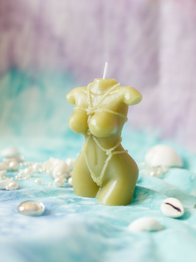 Bougie Callypso ❧ Olive green