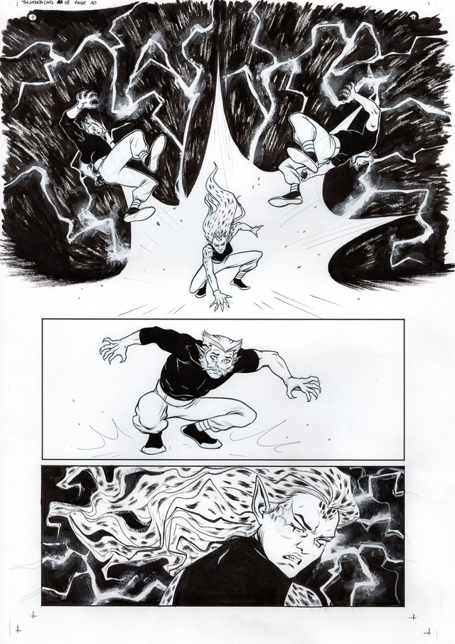 08/2025 - ThunderCats #18 Page 10- ORIGINAL, A3 (11.7x16.5)