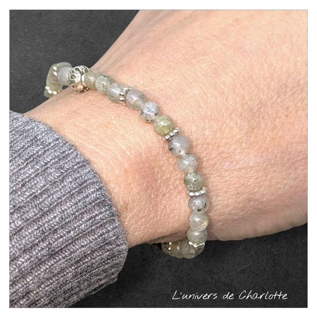 Bracelet "Labradorite" 4mm BR-001