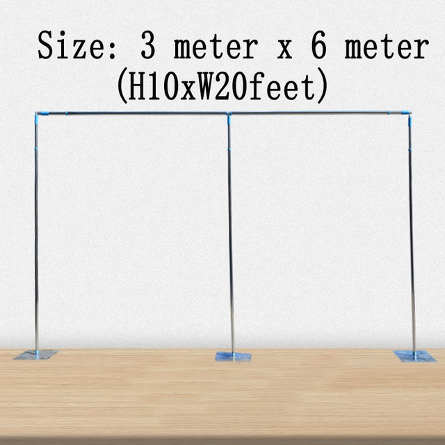 Structure métallique rectangulaire 3x3m ou 3x6m