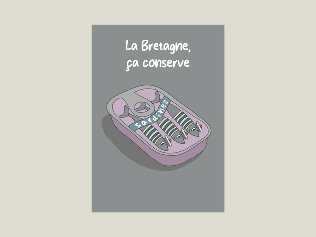 Magnet &quot; La Bretagne, ça conserve &quot;