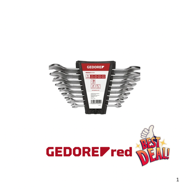 Doppelmaulschlüssel-Satz 8-teilig 6-22 mm R05105008