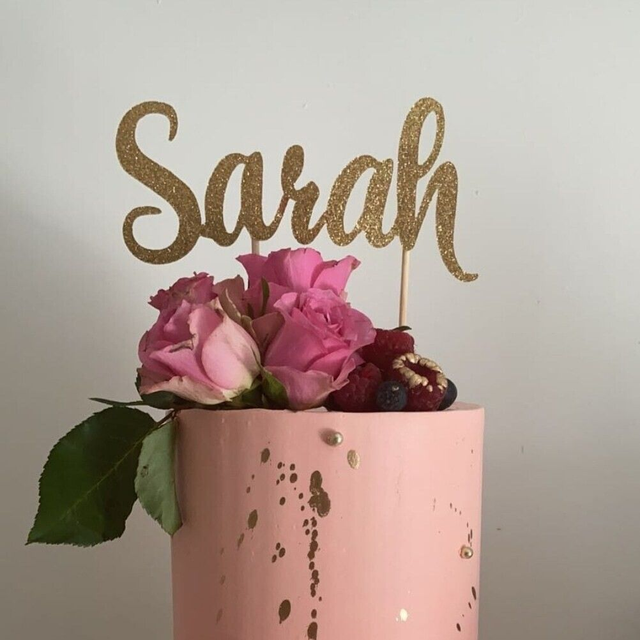 Topper cake prénom