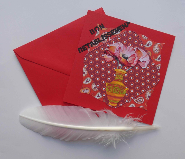 Le bouquet de coquelicots du rétablissement 