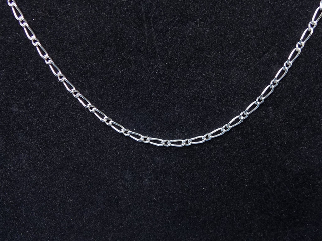 Chaine argent 925 maille cheval alternée simple 