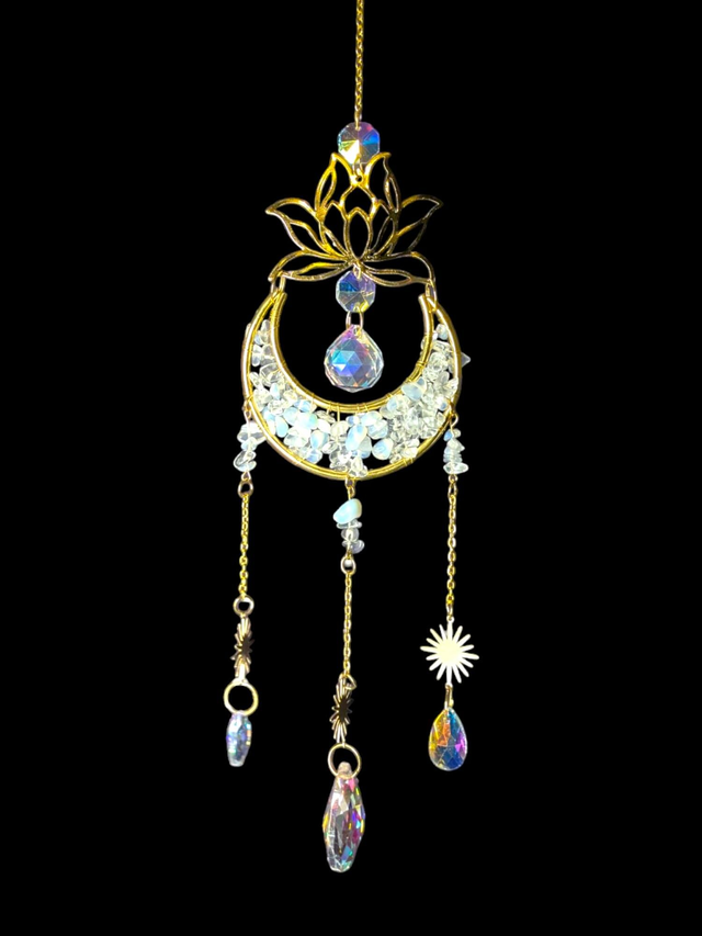 Attrape soleil lotus lune opaline