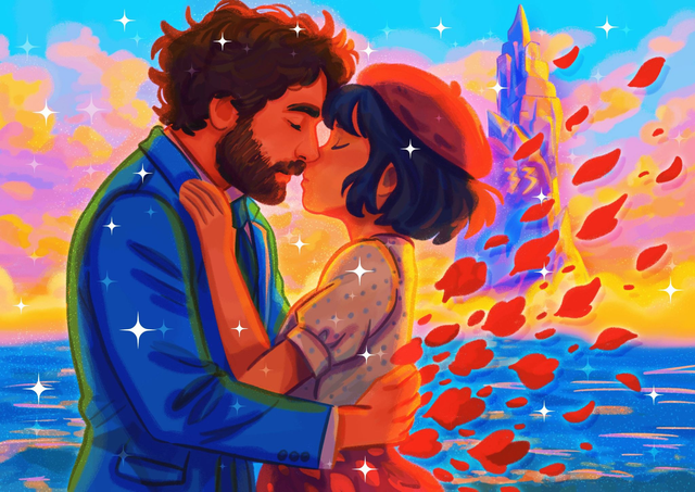 PRINT - Clair Obscure : Expedition 33 - Gustave and Sophie