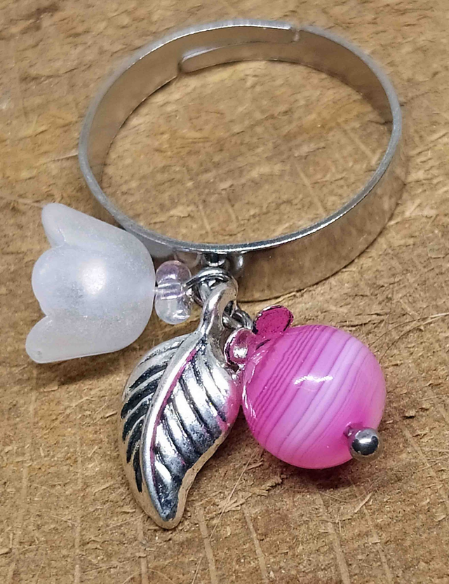 Bague Onyx, argenté - 01