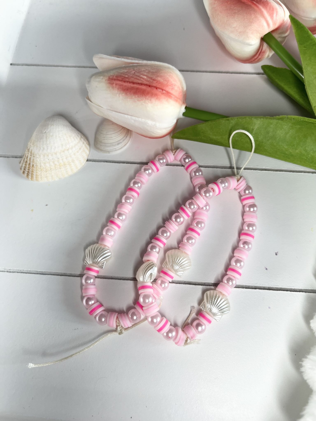 Pink Seashell Charm 